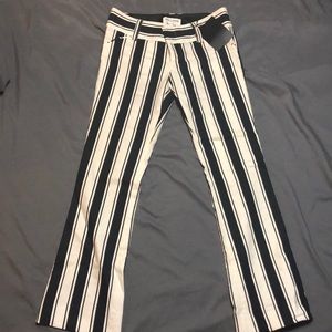 alice + olivia striped flares